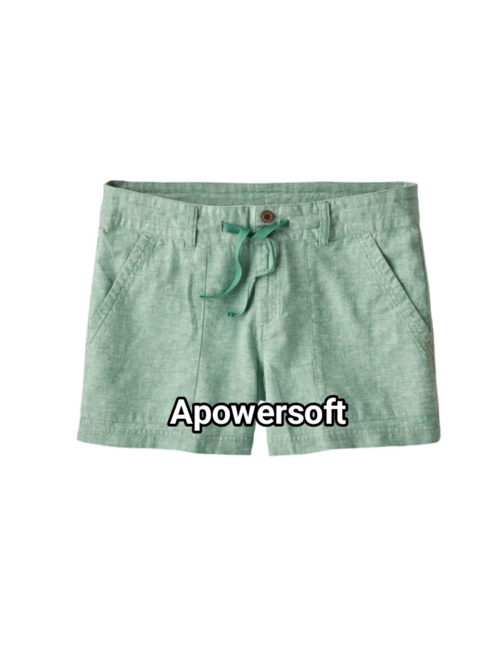 Patagonia Hemp Cotton Blend Shorts Drawstring Waist Size 12
